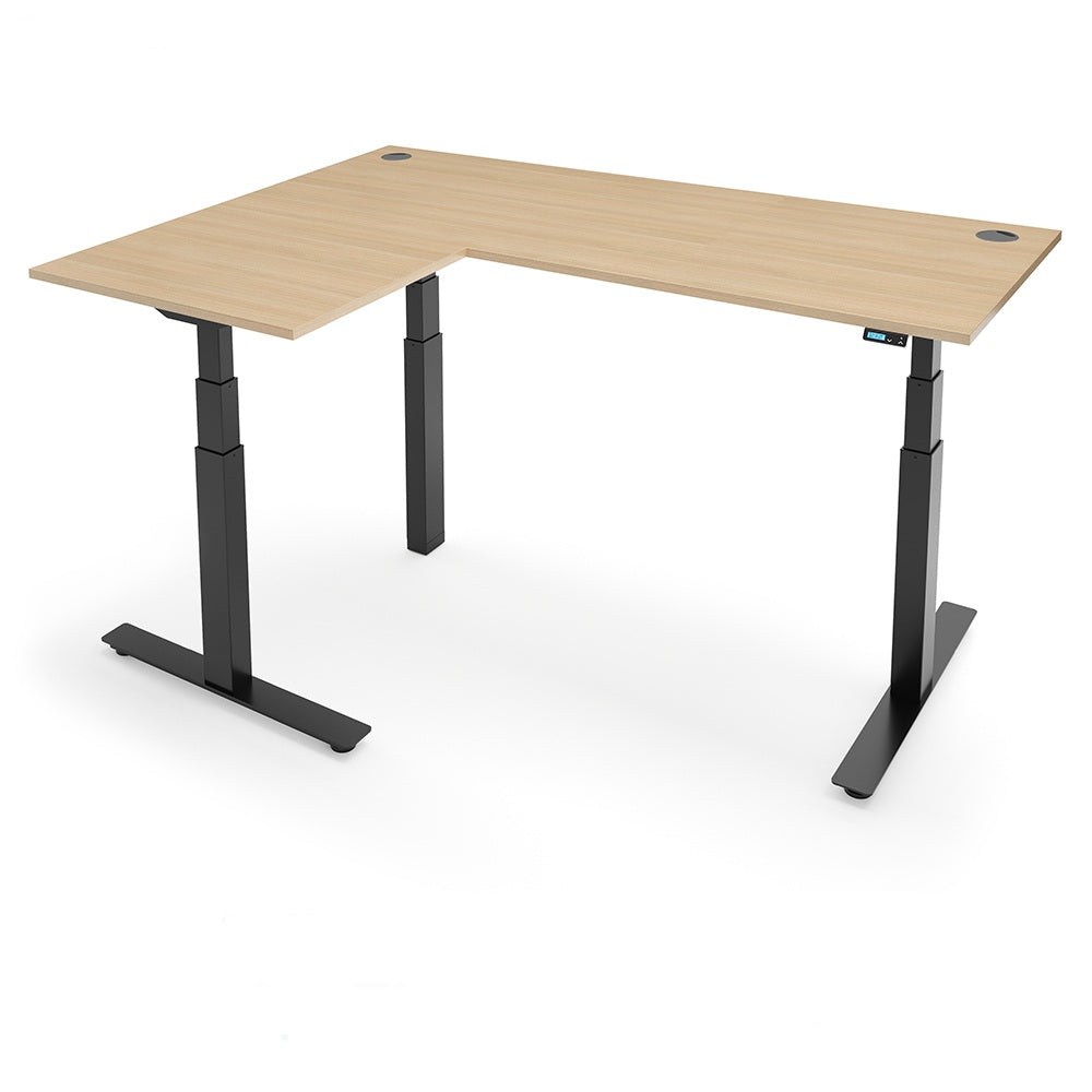 Yo-Yo DESK ALERT 3+  L-Shape SMART Standing Desk with Bluetooth Control