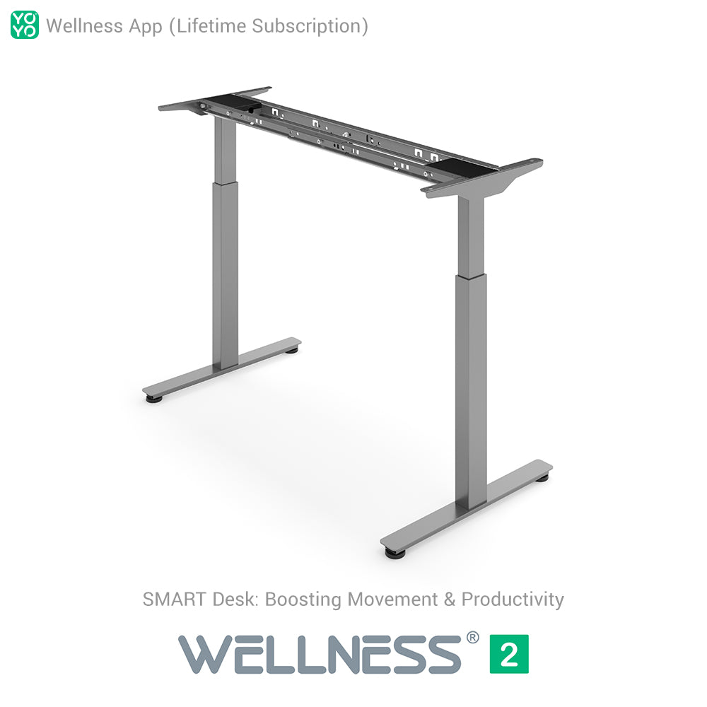 Yo-Yo DESK WELLNESS 2 Dual Motor SMART Standing Desk with Wellness APP