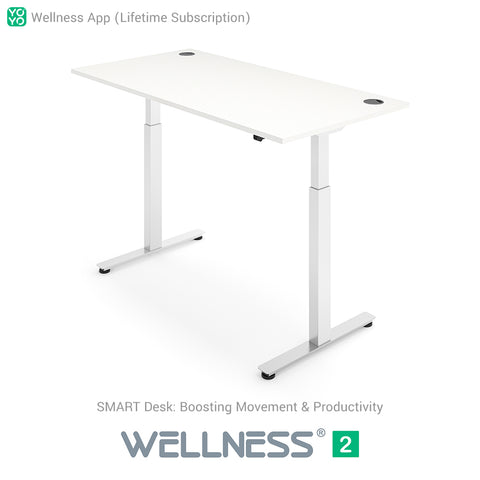 Yo-Yo DESK WELLNESS 2 Dual Motor SMART Standing Desk with Wellness APP