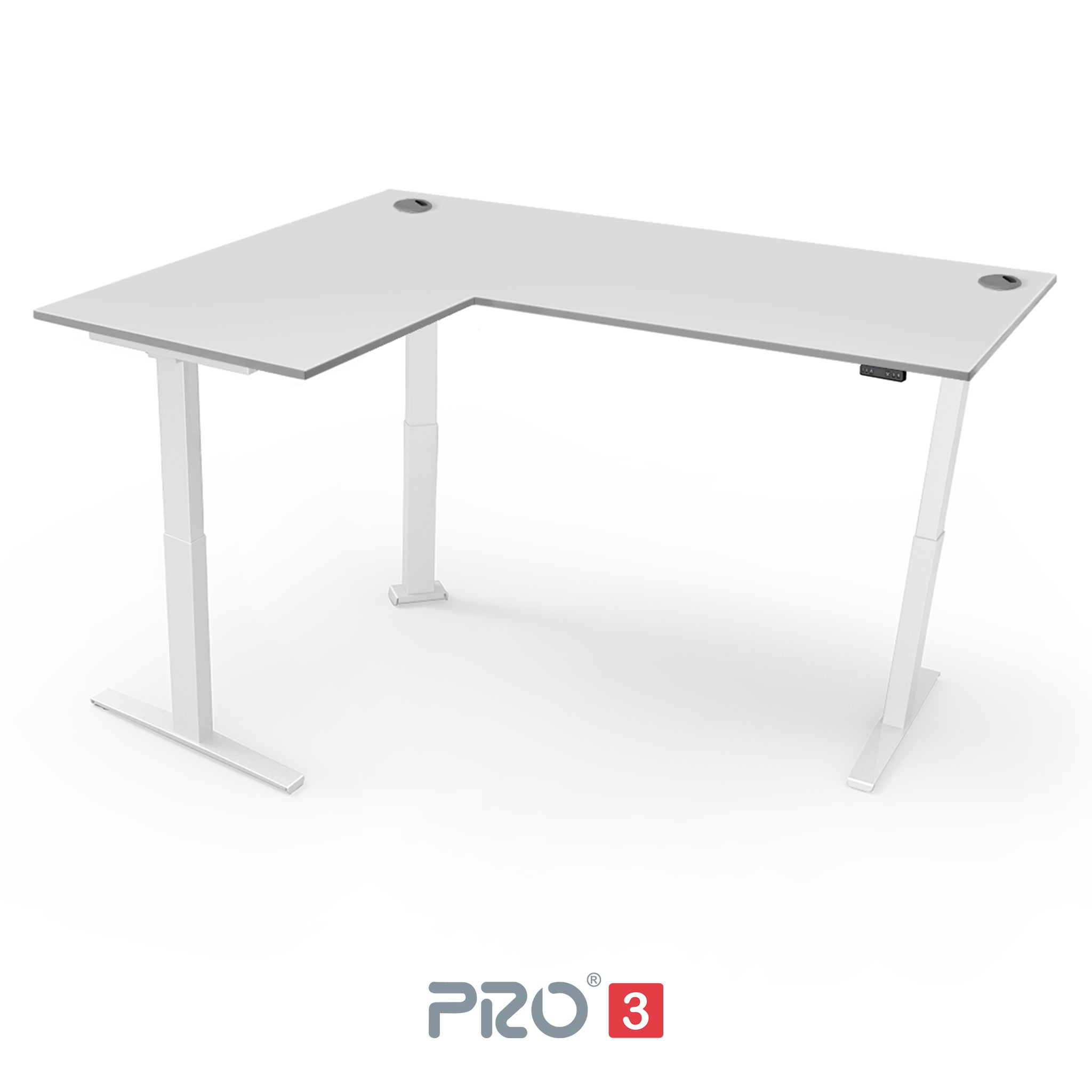 Yo-Yo DESK PRO 3 Triple Motor L-Shape Height Adjustable Standing Desk