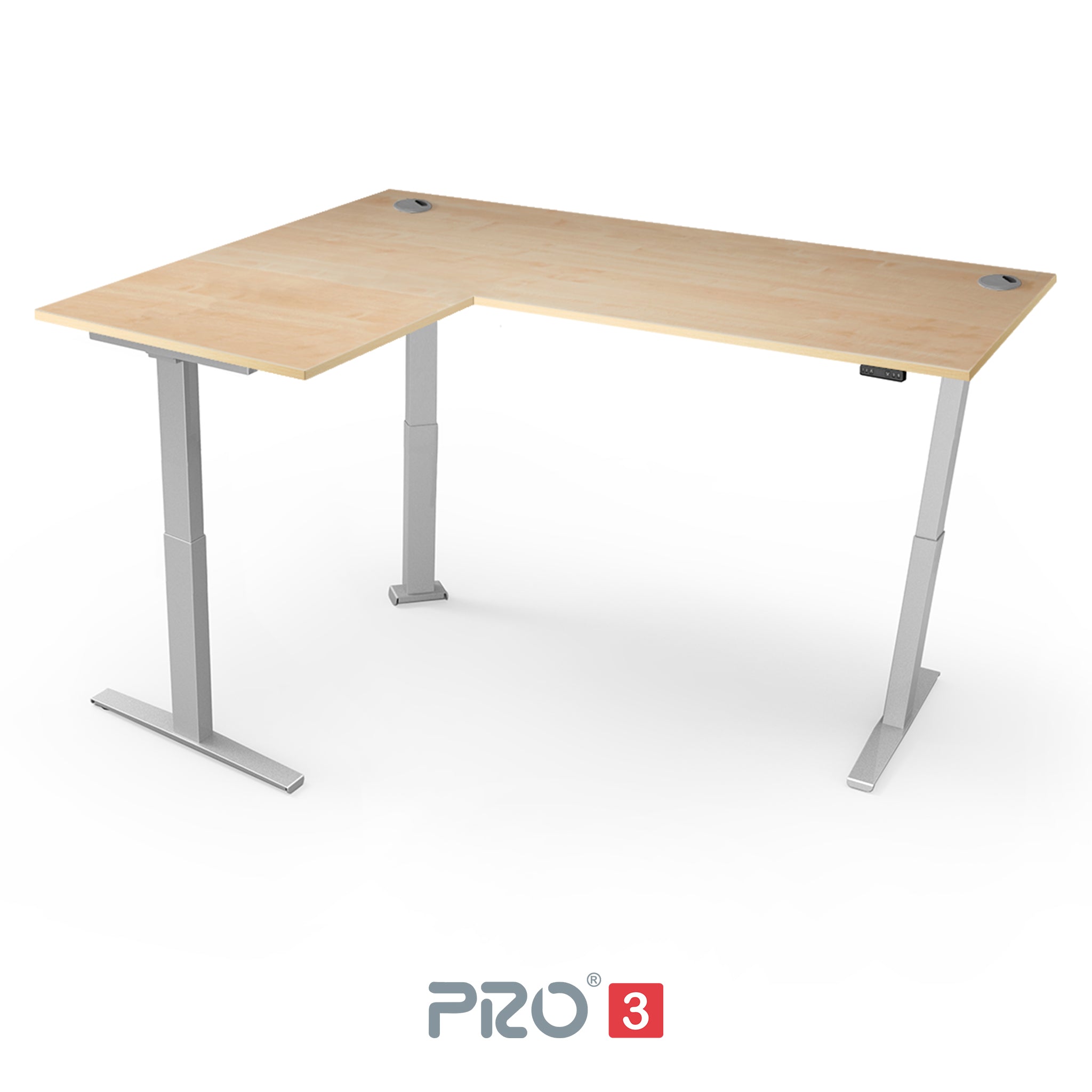 Yo-Yo DESK PRO 3 Triple Motor L-Shape Height Adjustable Standing Desk