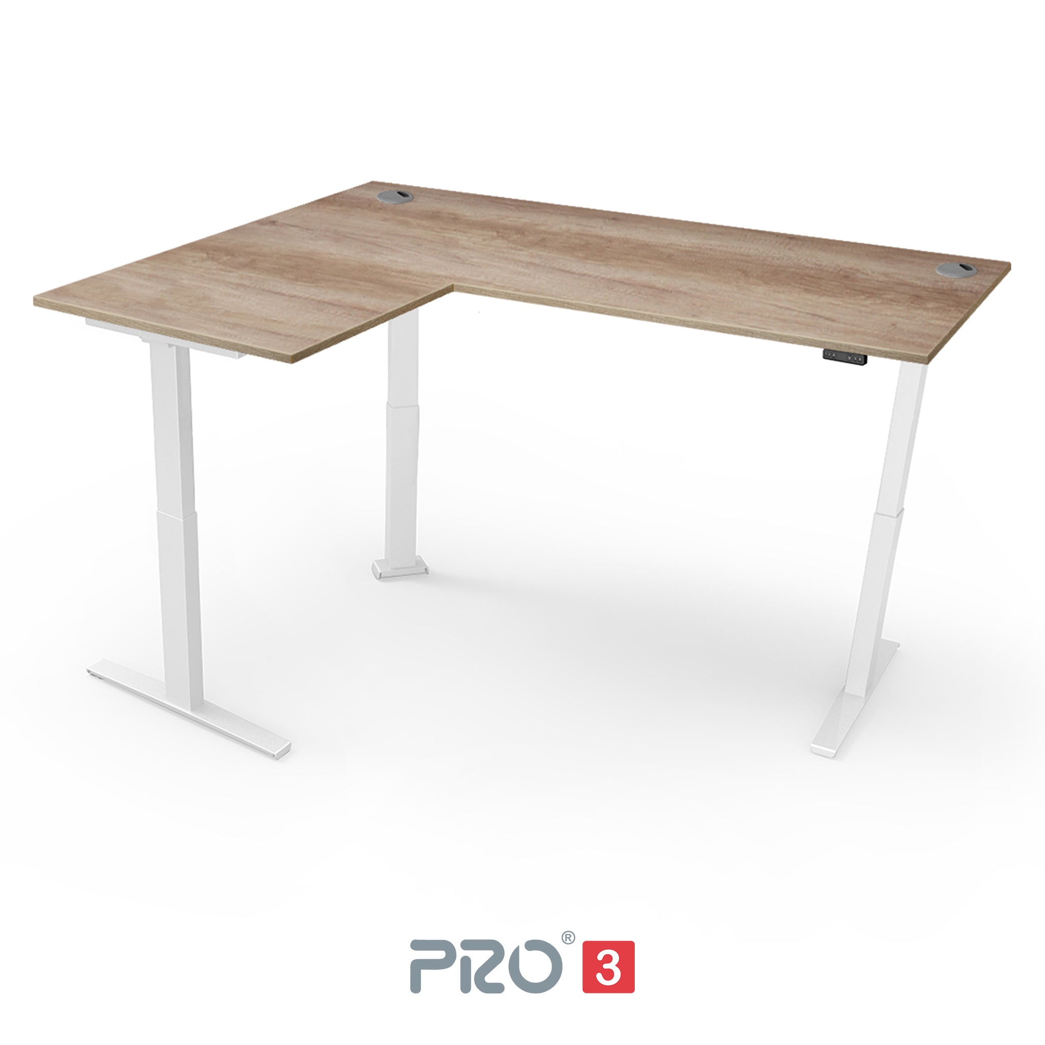 Yo-Yo DESK PRO 3 Triple Motor L-Shape Height Adjustable Standing Desk