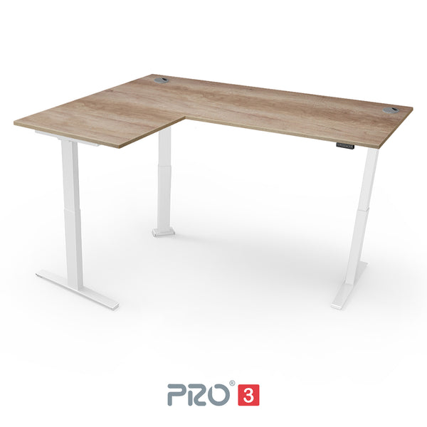 Yo-Yo DESK PRO 3 Triple Motor L-Shape Height Adjustable Standing Desk