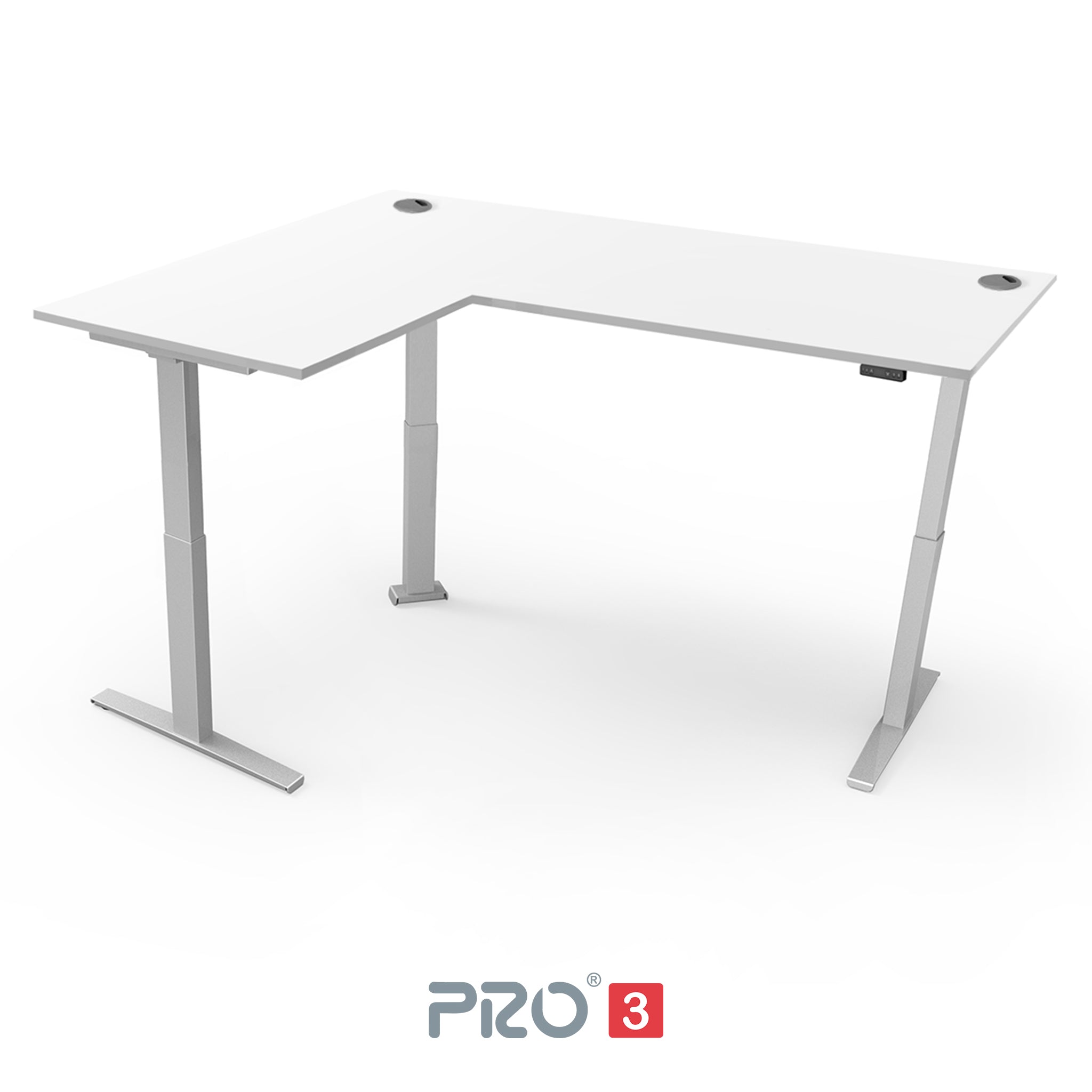 Yo-Yo DESK PRO 3 Triple Motor L-Shape Height Adjustable Standing Desk