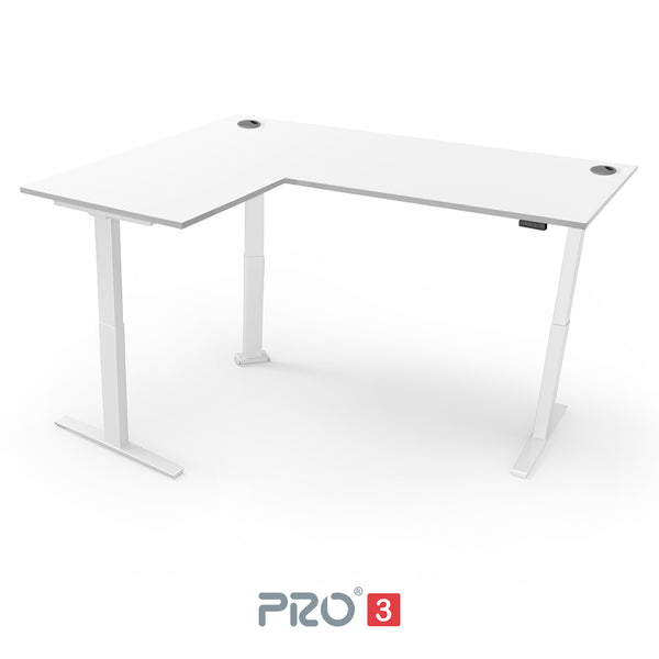 Yo-Yo DESK PRO 3 Triple Motor L-Shape Height Adjustable Standing Desk