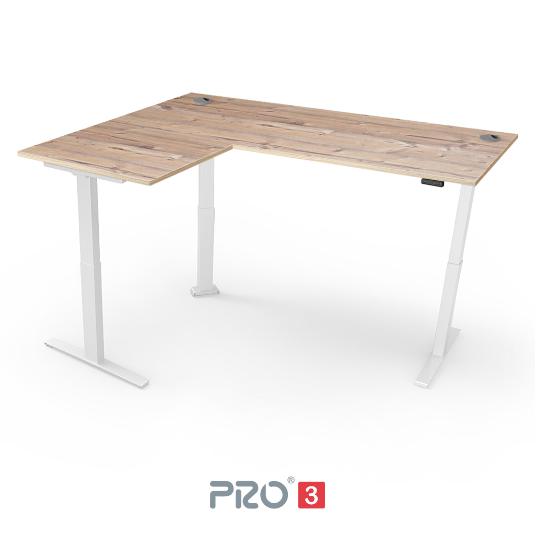 Yo-Yo DESK PRO 3+ Triple Motor L-Shape Extra Height Standing Desk