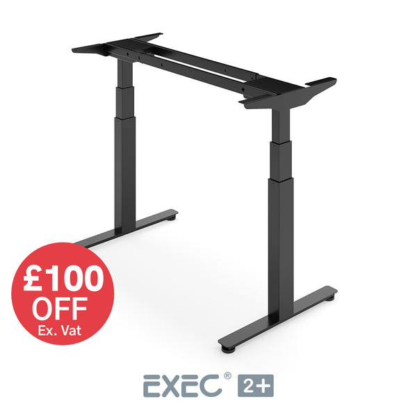 Yo-Yo DESK EXEC 2+ Dual Motor Extra Height Adjustable Standing Desk
