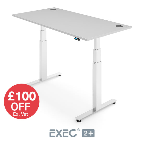 Yo-Yo DESK EXEC 2+ Dual Motor Extra Height Adjustable Standing Desk
