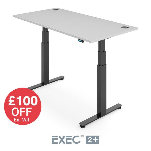 Yo-Yo DESK EXEC 2+ Dual Motor Extra Height Adjustable Standing Desk