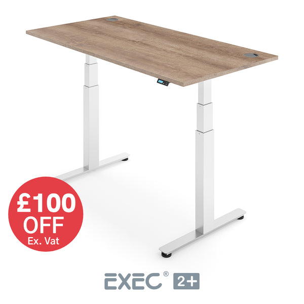 Yo-Yo DESK EXEC 2+ Dual Motor Extra Height Adjustable Standing Desk