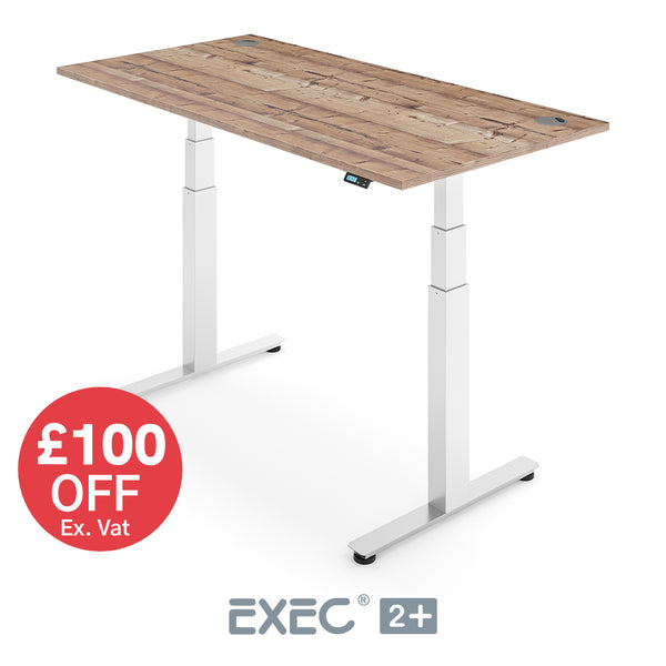 Yo-Yo DESK EXEC 2+ Dual Motor Extra Height Adjustable Standing Desk